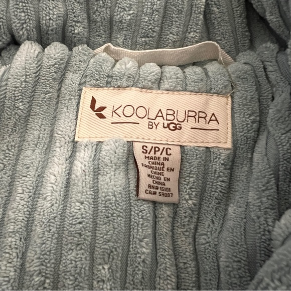 NWT Koolaburra By UGG Coat Corduroy Puffer Jacket Womens Small S Mint Green NEW - Picture 16 of 16